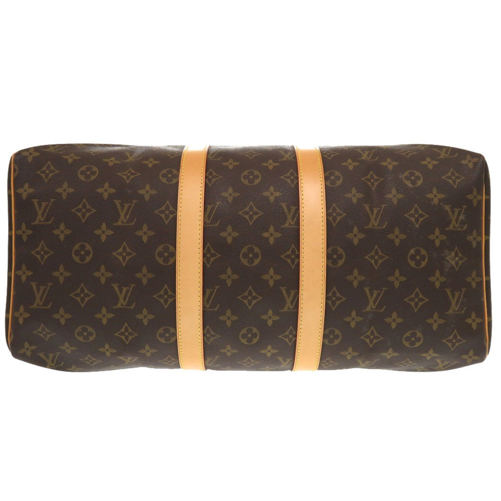 LOUIS VUITTON Boston Duffel bag M41428 Monogram canvas Brown Monogram Keepall 45 mens