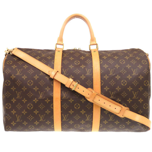 LOUIS VUITTON Boston Duffel bag M41416 Monogram canvas Brown Monogram Keepall bandouliere50