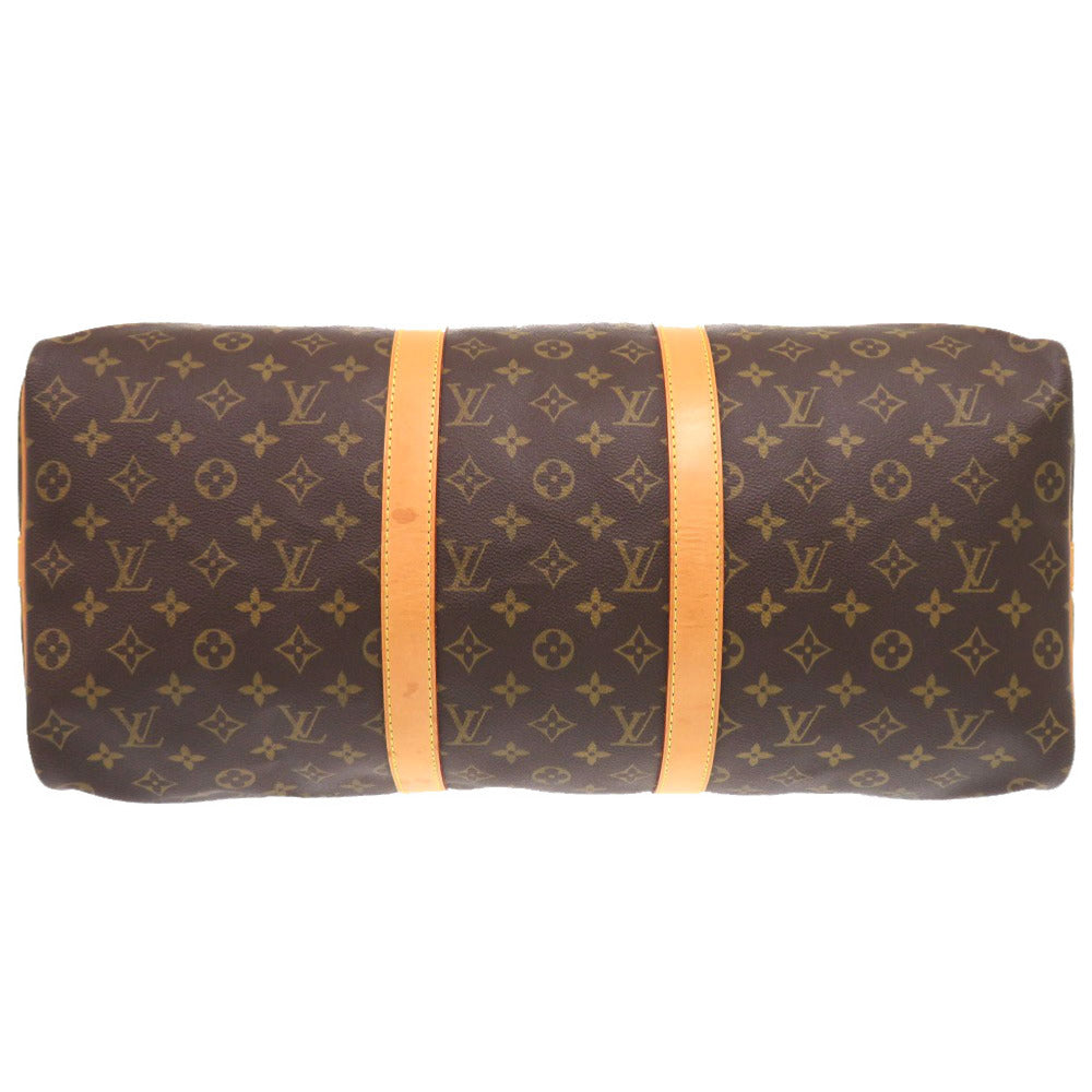 LOUIS VUITTON Boston Duffel bag M41416 Monogram canvas Brown Monogram Keepall bandouliere50
