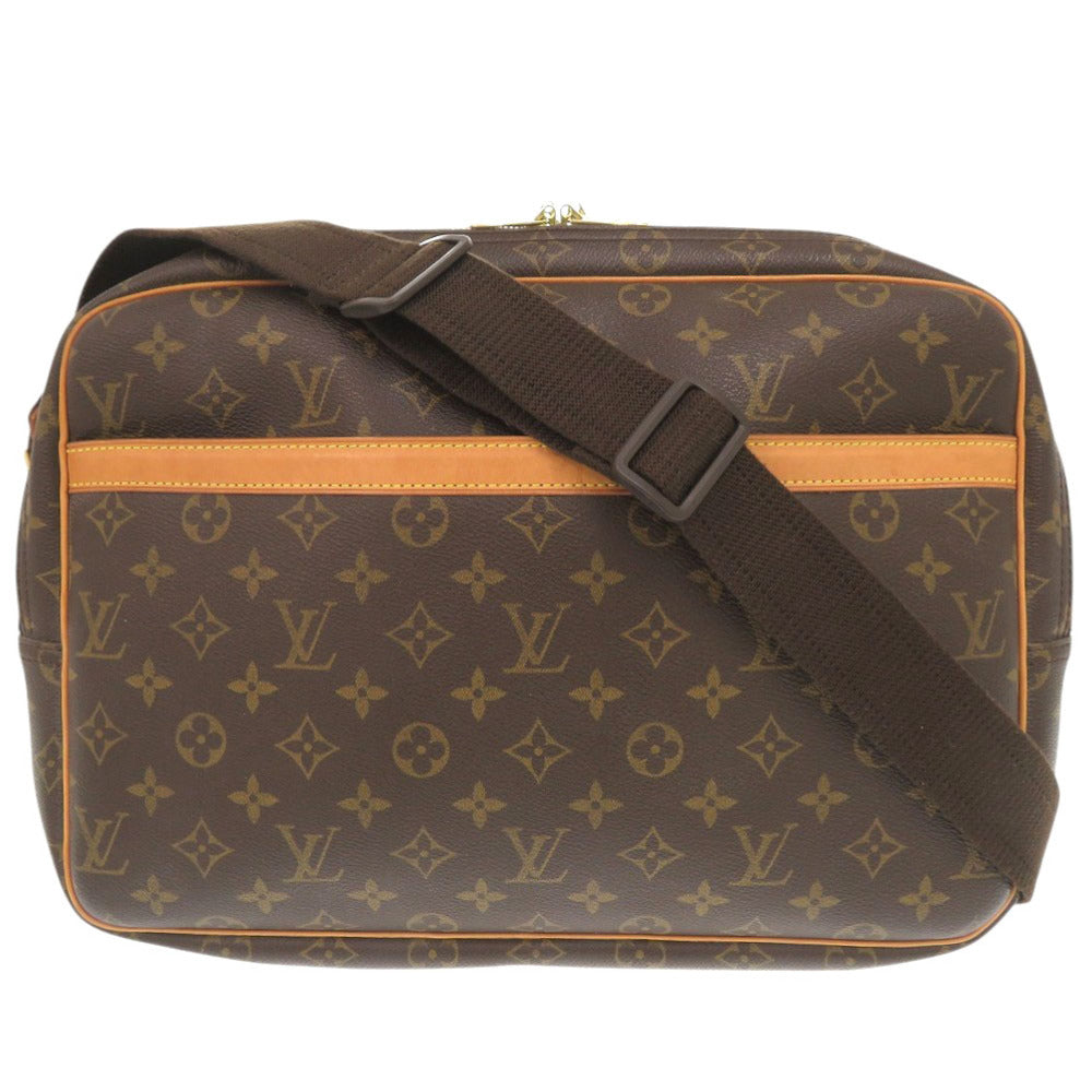 LOUIS VUITTON Shoulder Bag M45252 Monogram canvas Brown Monogram Reporter GM