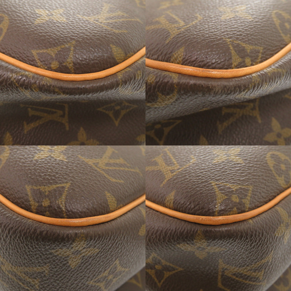 LOUIS VUITTON Shoulder Bag M45252 Monogram canvas Brown Monogram Reporter GM