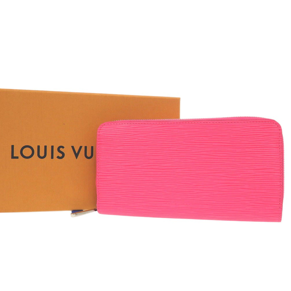 LOUIS VUITTON Long Wallet Purse M80113 Epi Leather pink
