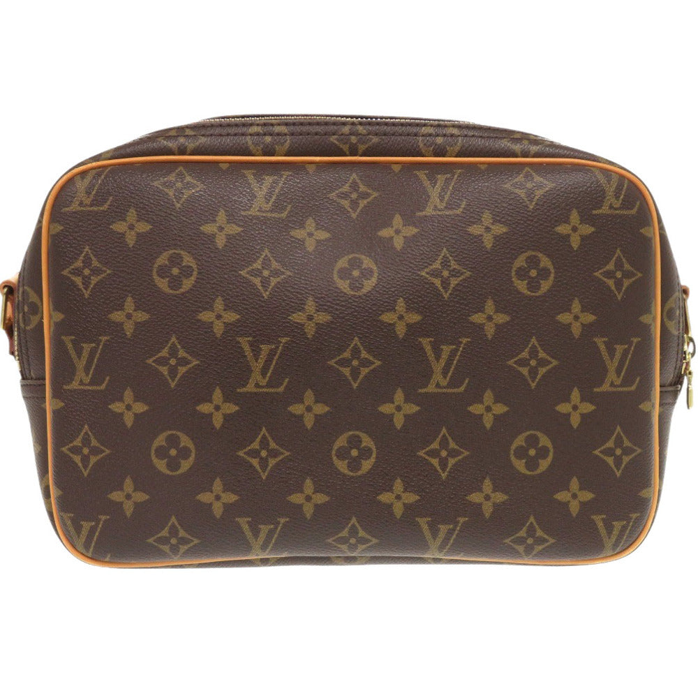 LOUIS VUITTON Shoulder Bag M45254 Monogram canvas Brown Monogram Reporter PM