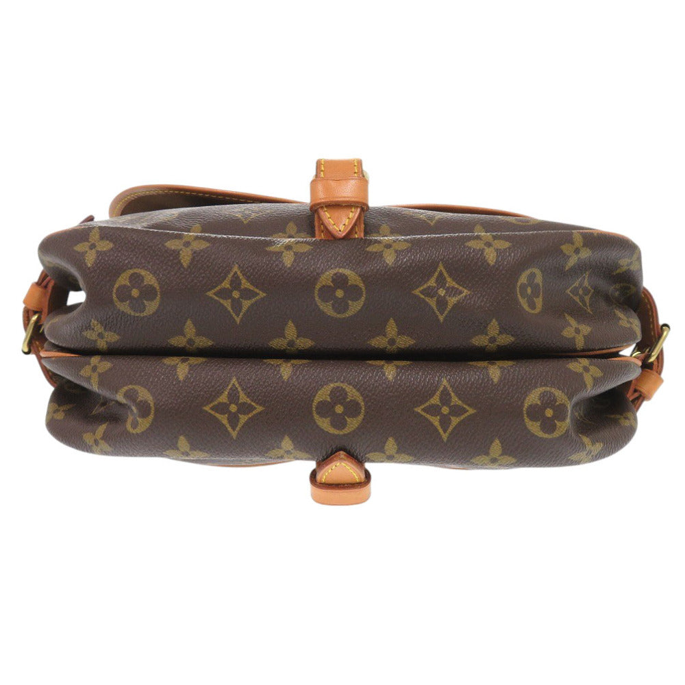 LOUIS VUITTON Shoulder Bag AR1911 Monogram canvas Brown Monogram Saumur 30