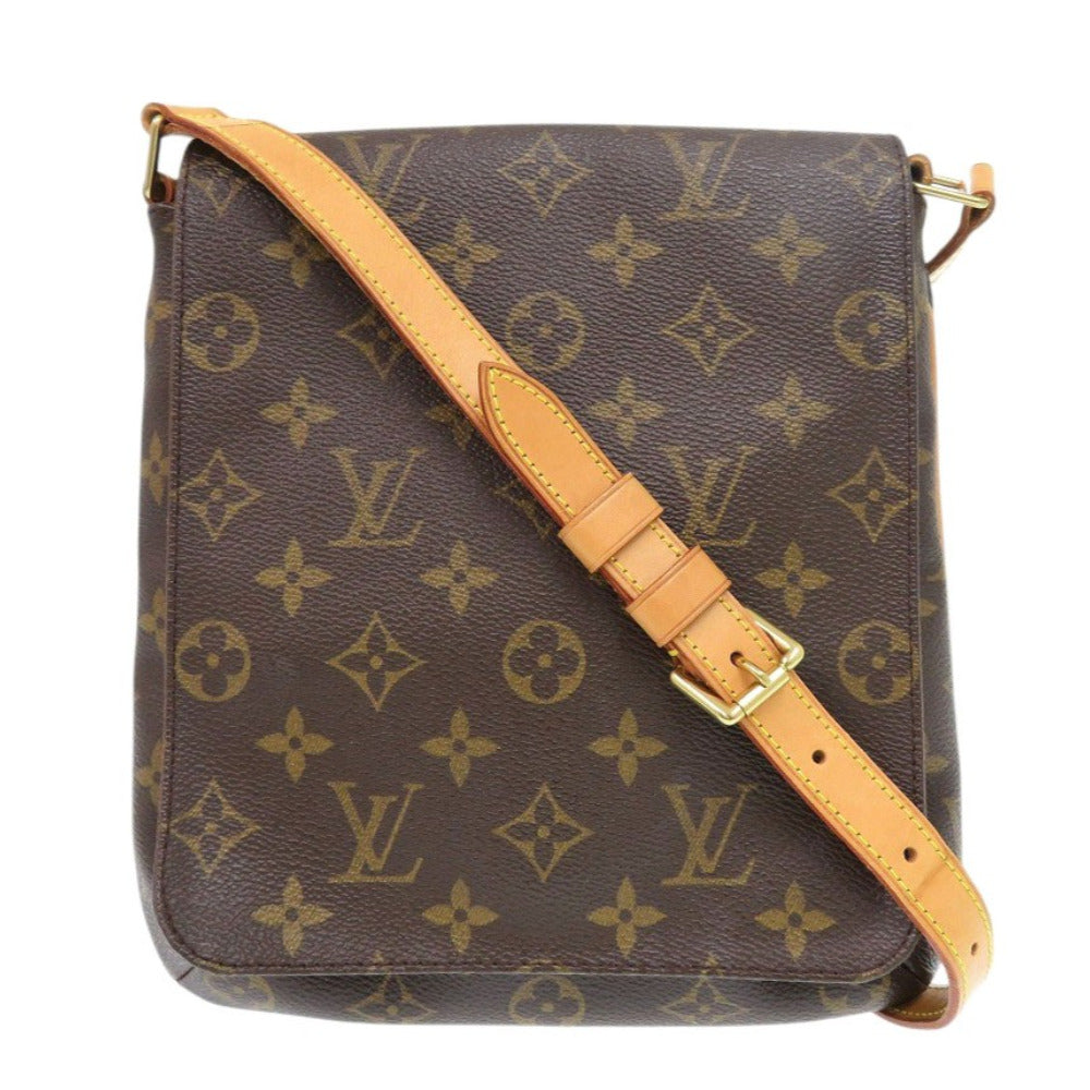 LOUIS VUITTON Shoulder Bag M51258 Monogram canvas Brown Monogram Musette Salsa short strap