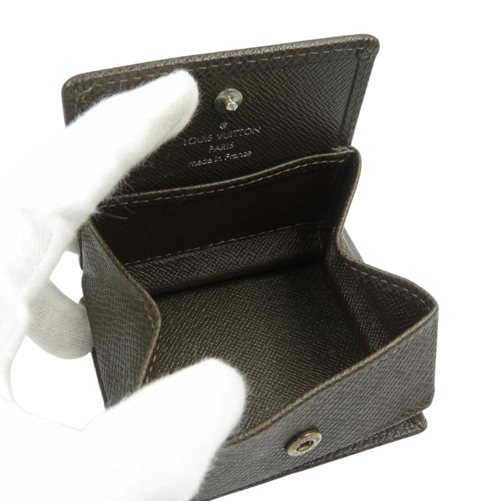 LOUIS VUITTON Coin case M30388 Taiga Grizzly Taiga Porto Monnet Bowat mens