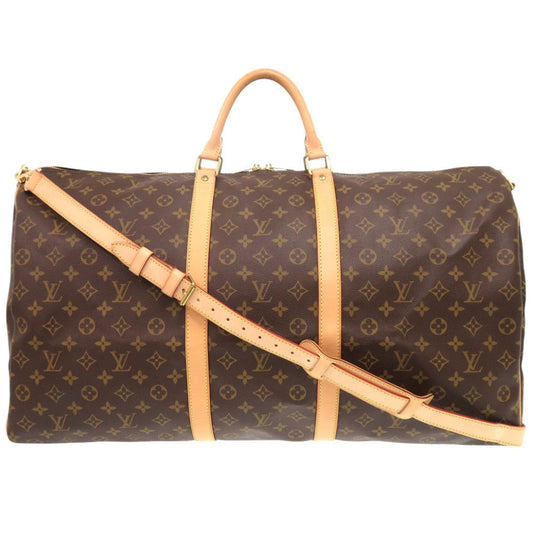 LOUIS VUITTON Boston Duffel bag M41412 Monogram canvas Brown Monogram Keepall bandouliere60 mens