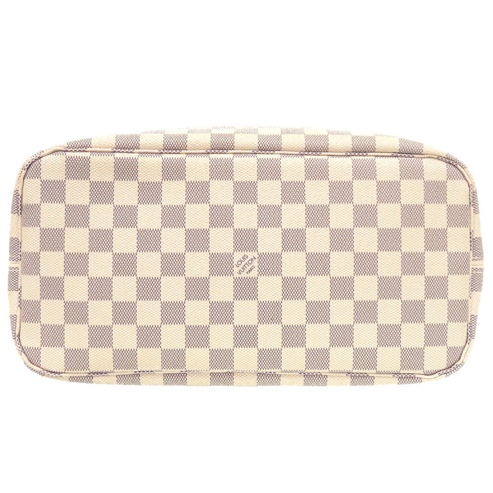 LOUIS VUITTON Tote Bag N51107 Damier Azur Canvas white Damier Azur Neverfull MM