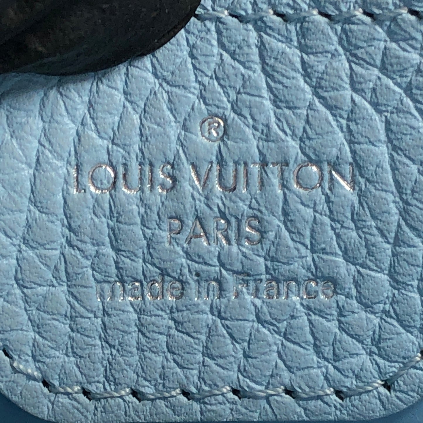 Louis Vuitton Capucines PM Taurillon Leather Handbag Red Light Blue Two-Tone