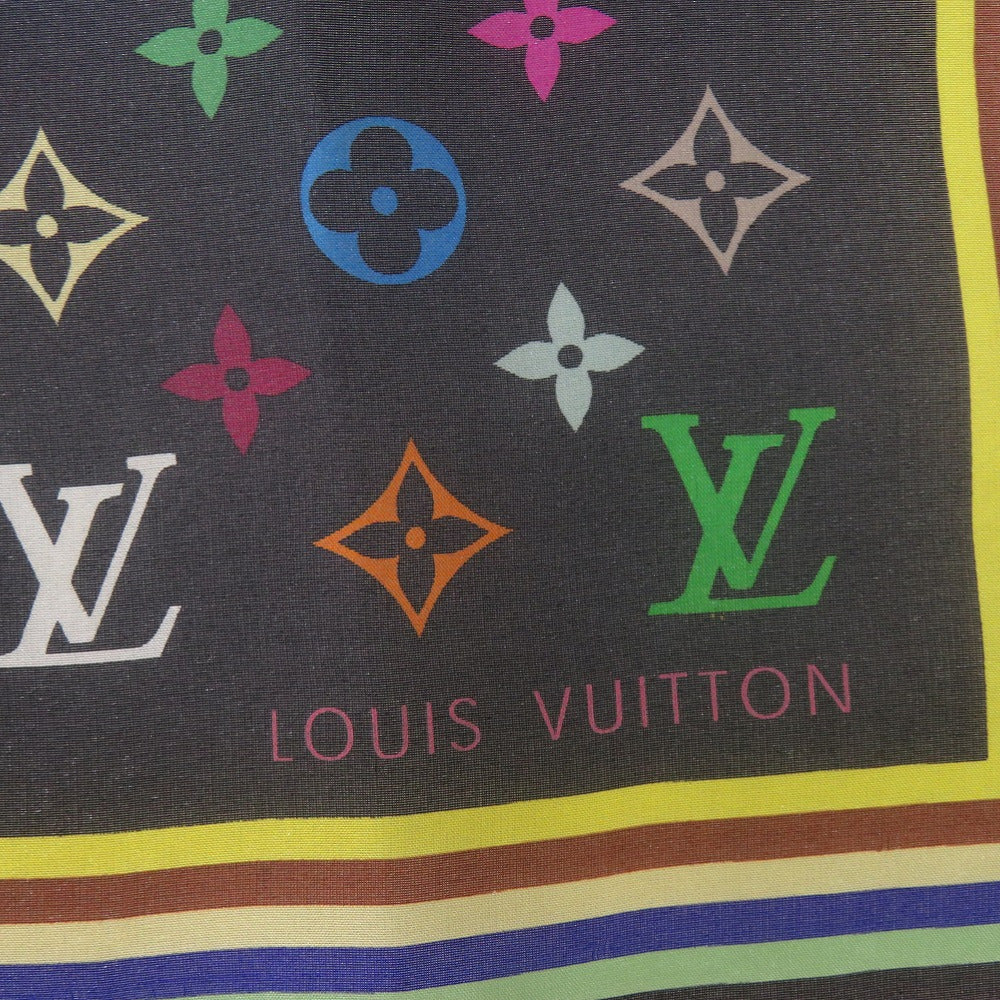 LOUIS VUITTON Stall M71912 silk black Monogram