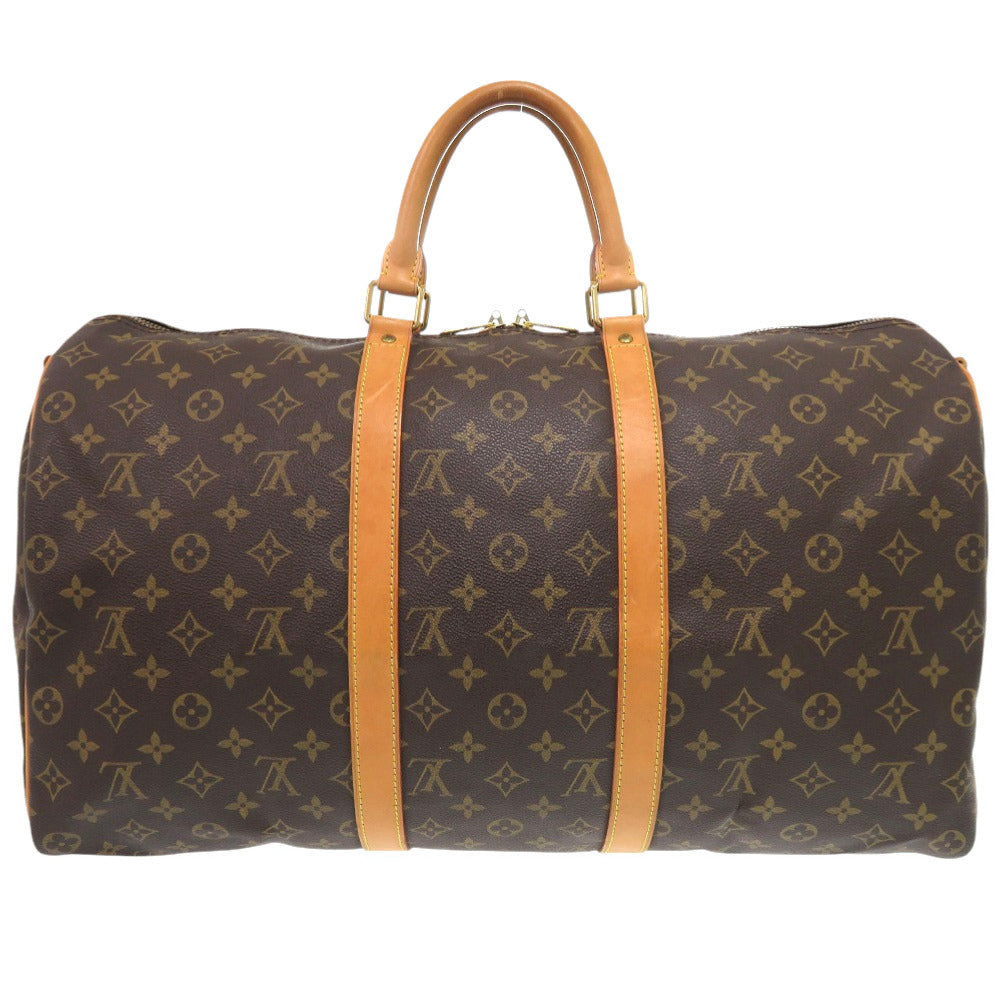 LOUIS VUITTON Boston Duffel bag M41416 Monogram canvas Brown Monogram Keepall bandouliere50 mens