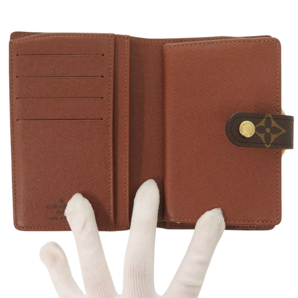 LOUIS VUITTON Bifold Wallet M61663 Monogram canvas Brown Monogram Porto Monnaie Viennois Women