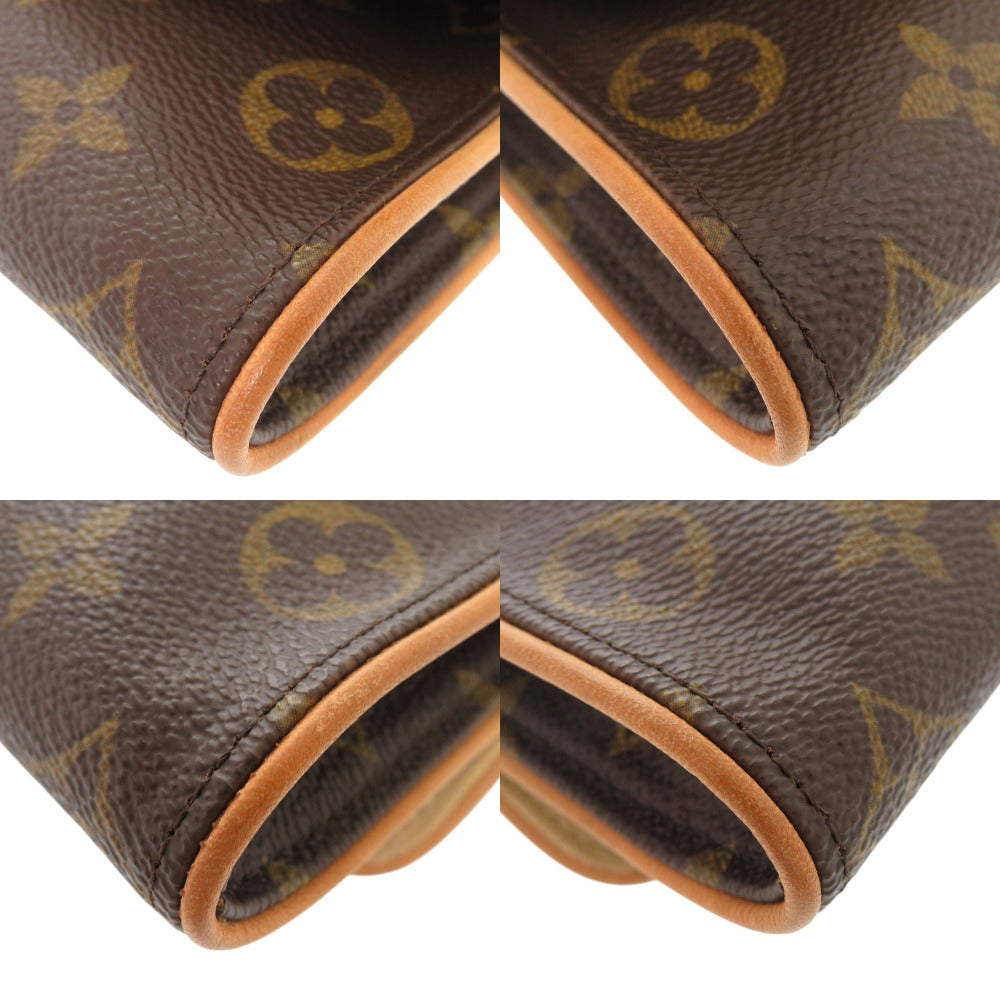 LOUIS VUITTON Shoulder Bag M51854 Monogram canvas Brown Monogram Pochette Twin PM Women
