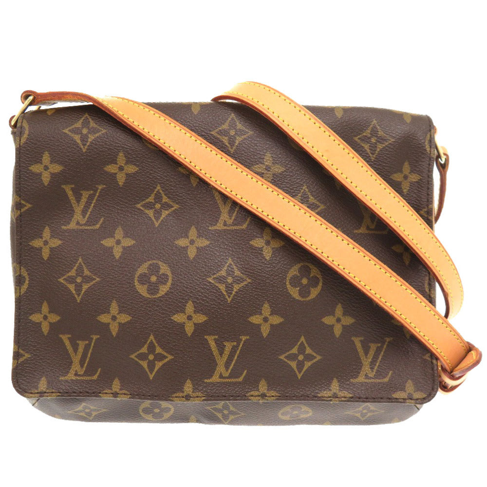 LOUIS VUITTON Shoulder Bag M51388 Monogram canvas Brown Monogram Musette Tango Long Strap Women