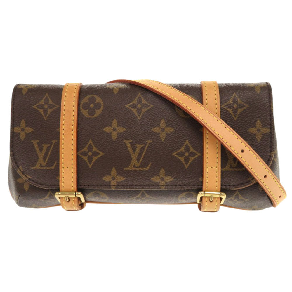 LOUIS VUITTON Waist bag M51159 Monogram canvas Brown Monogram Pochette Marrell