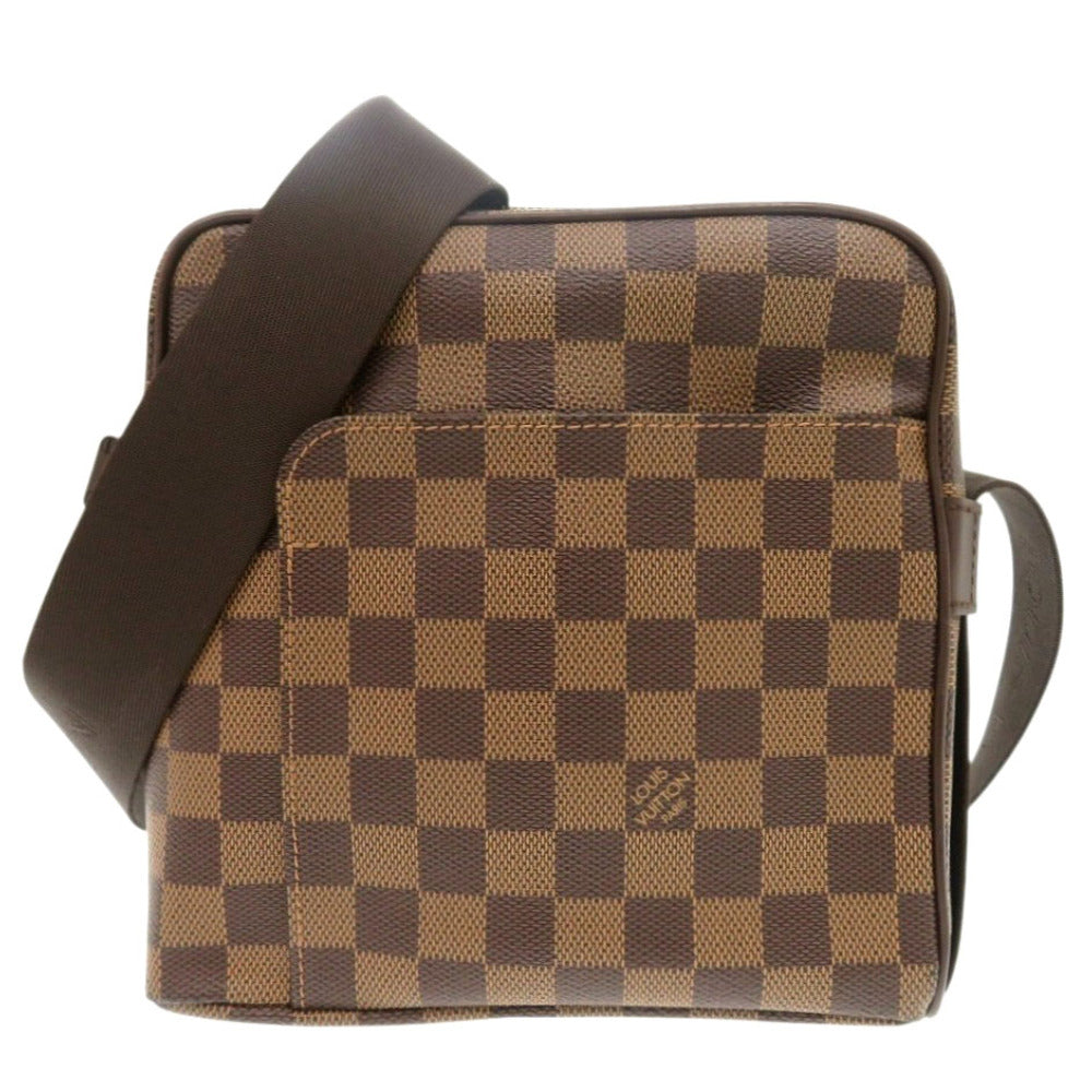 LOUIS VUITTON Shoulder Bag N41442 Damier canvas Ebene Damier Olaf PM Women
