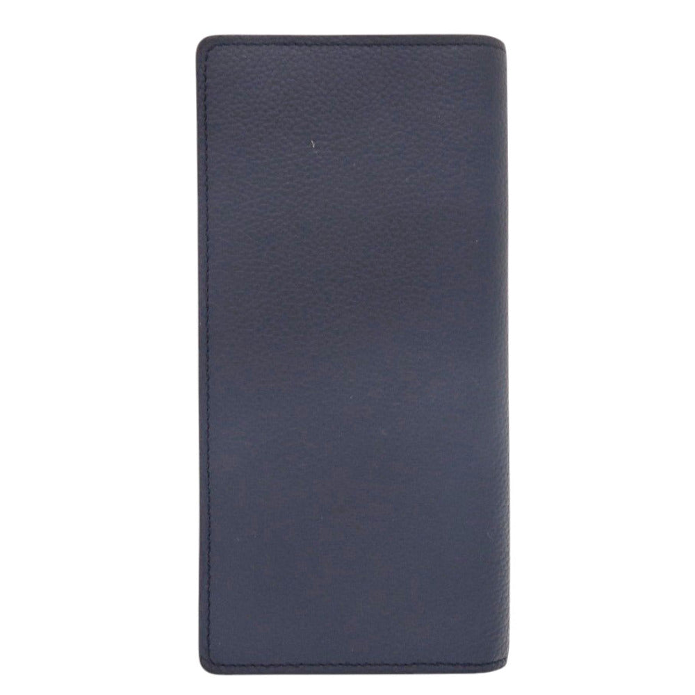 LOUIS VUITTON Long Wallet Purse M81810 Taurillon Clemence Leather Navy Portefeuille Plaza mens