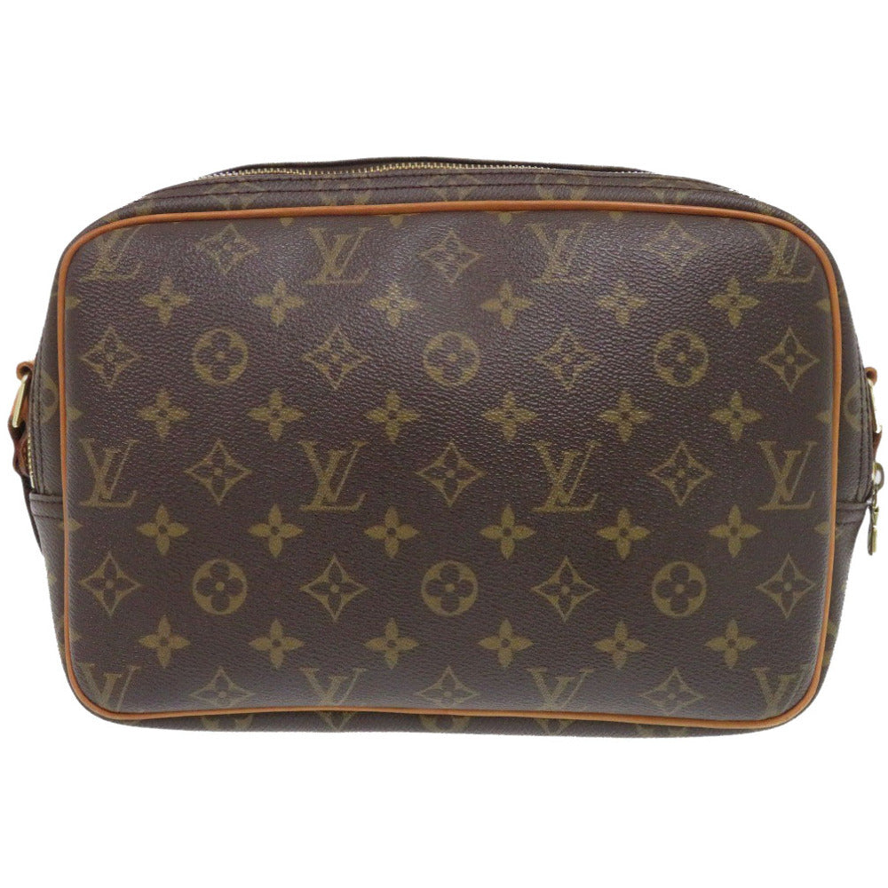 LOUIS VUITTON Shoulder Bag M45254 Monogram canvas Brown Monogram Reporter PM unisex(Unisex)