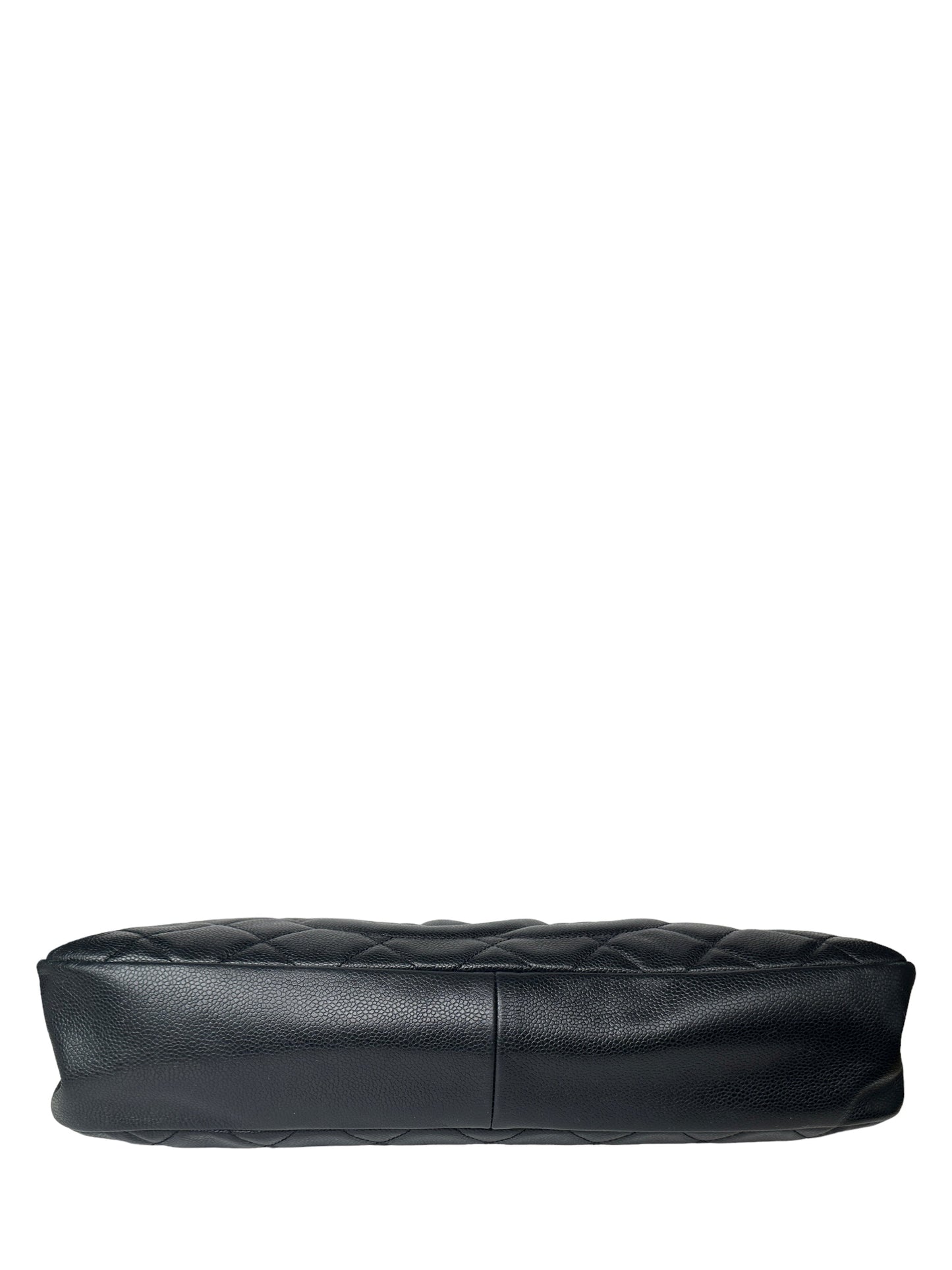 Chanel Black Caviar Leather Timeless Soft Shopper Tote Bag