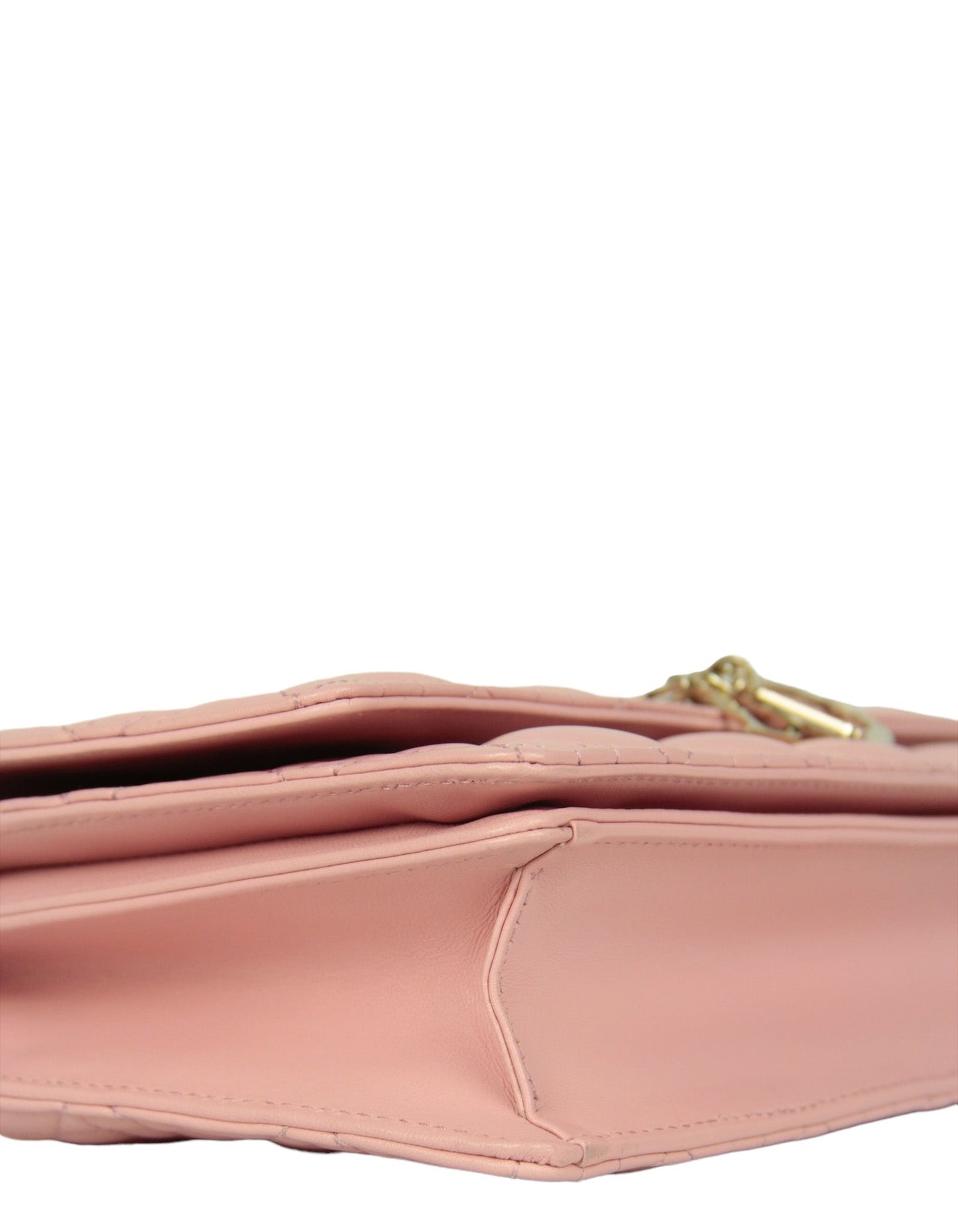 Dior Melocoton Pink Cannage Miss Dior Top Handle Bag