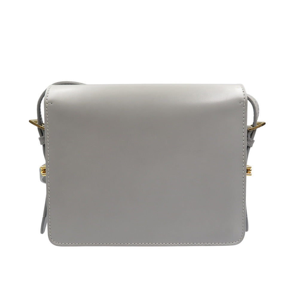 BURBERRY Shoulder Bag leather gray Women