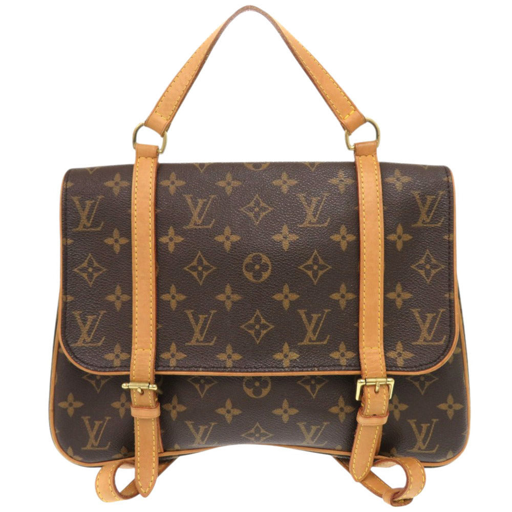 LOUIS VUITTON Backpack M51158 Monogram canvas Brown Monogram Marel Sac Ad Women