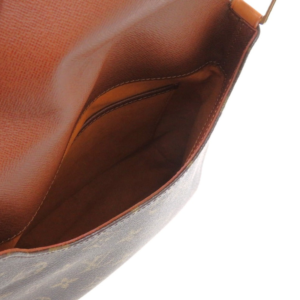 LOUIS VUITTON Shoulder Bag M51387 Monogram canvas Brown Long strap Monogram Musette Salsa Women