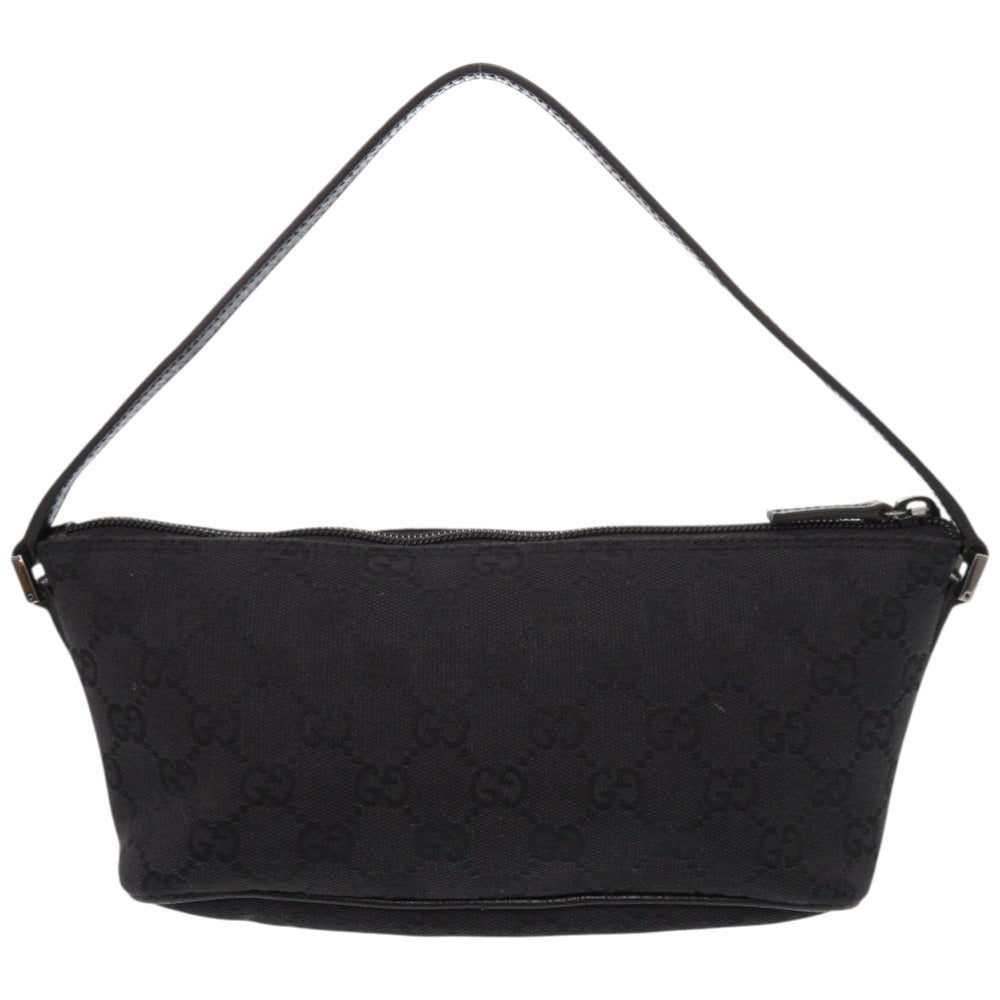GUCCI Handbag 07198 GG canvas black Accessory pouch Women