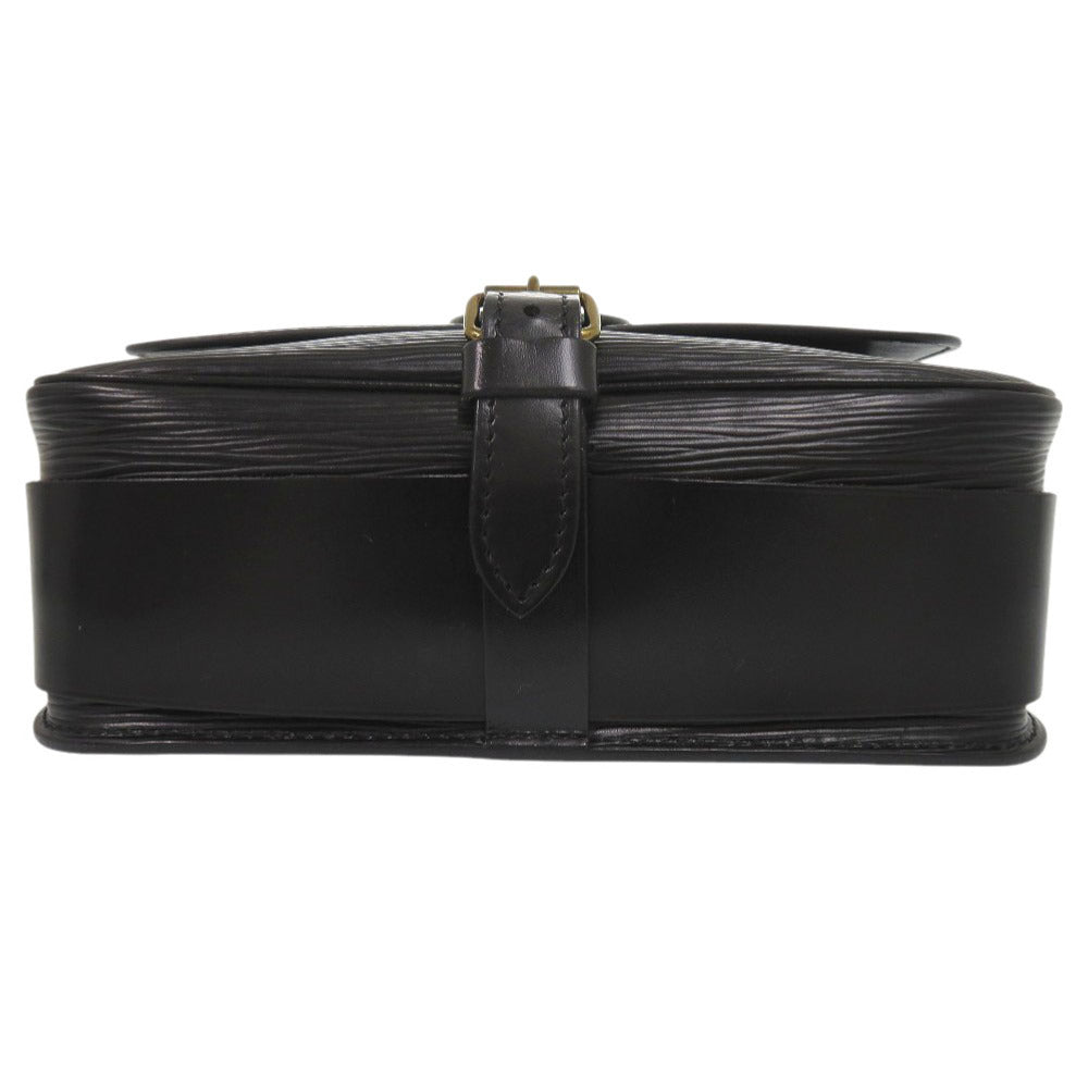 LOUIS VUITTON Shoulder Bag M52242 Epi Leather Noir Epi Cartouchiere Women