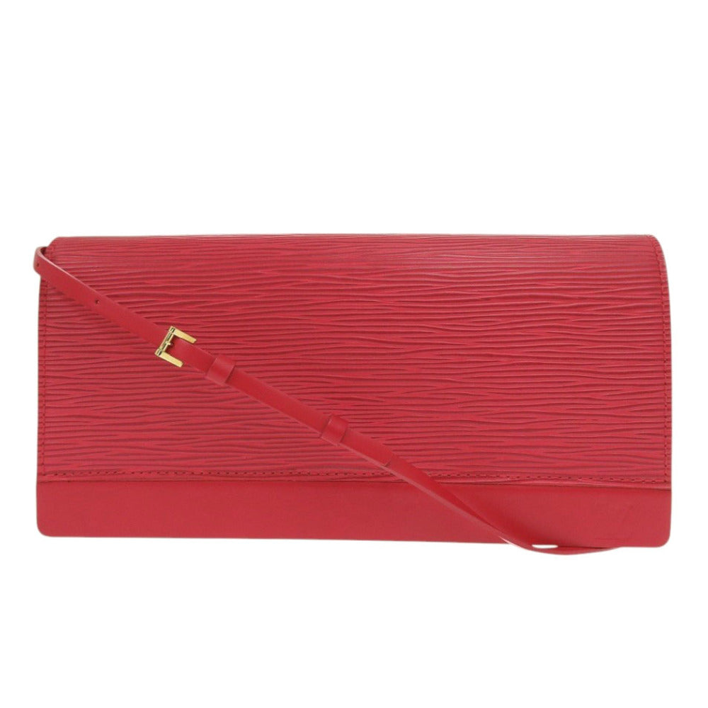LOUIS VUITTON Shoulder Bag M5273E Epi Leather Red Honfleur Women