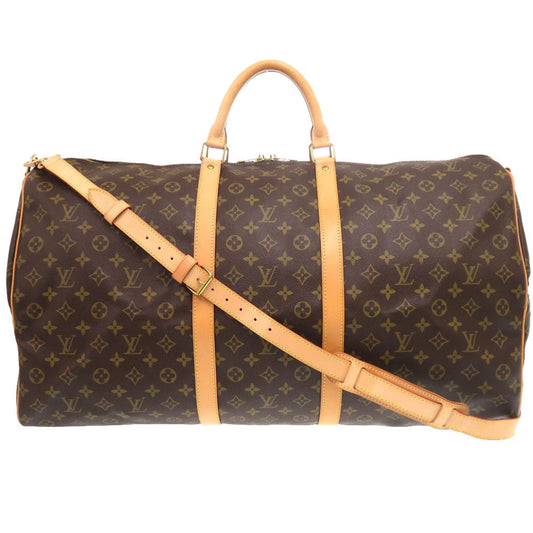 LOUIS VUITTON Boston Duffel bag M41412 Monogram canvas Brown Monogram Keepall bandouliere60