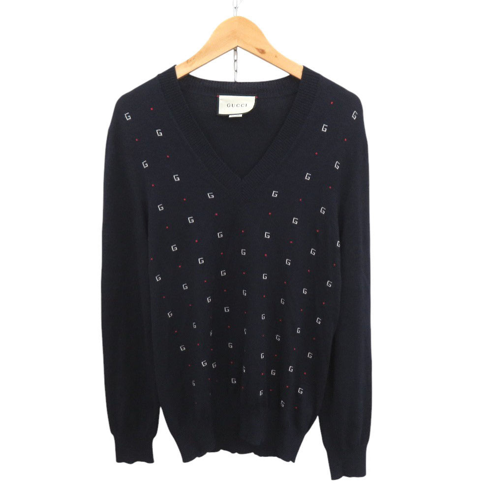 GUCCI knit wool Navy L