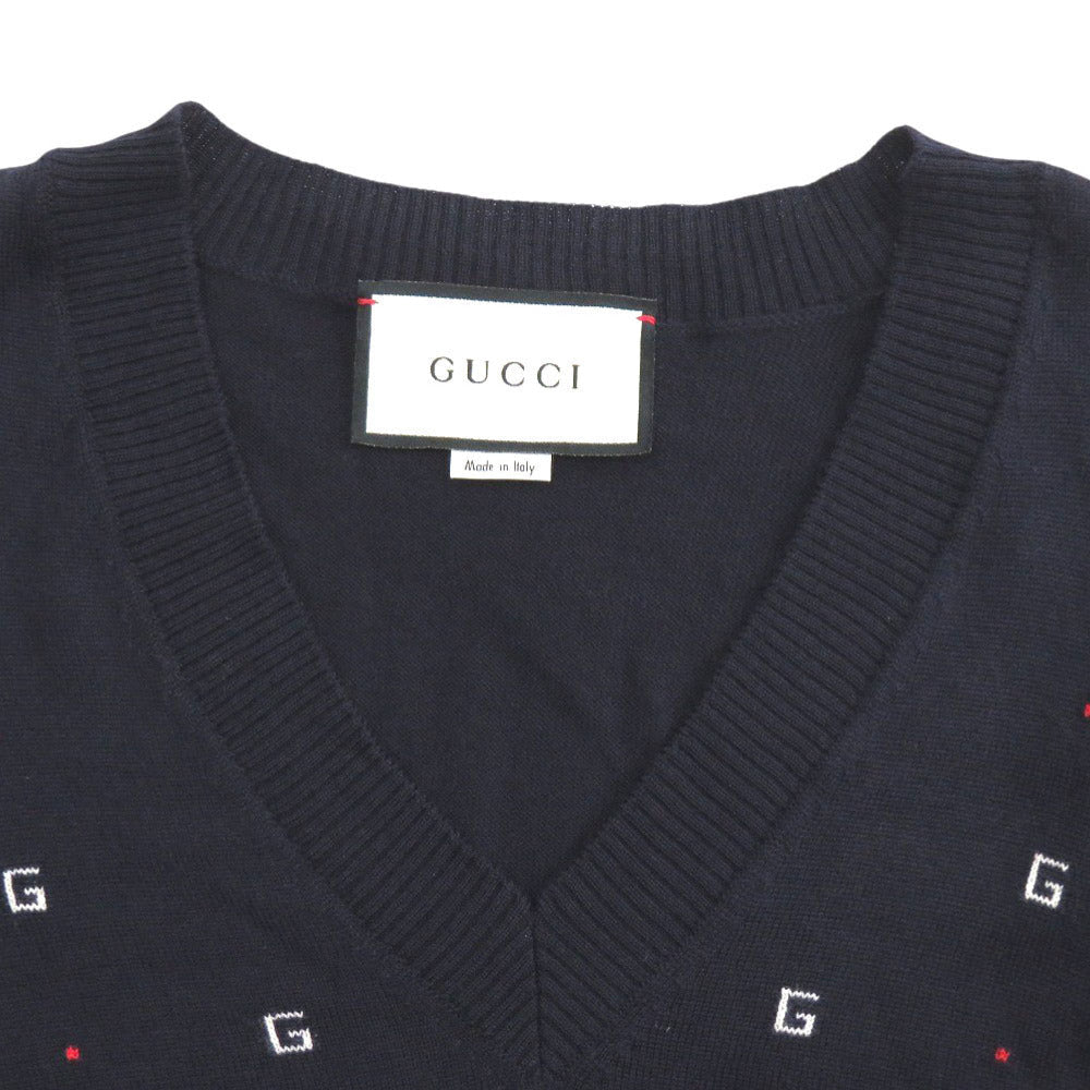 GUCCI knit wool Navy L