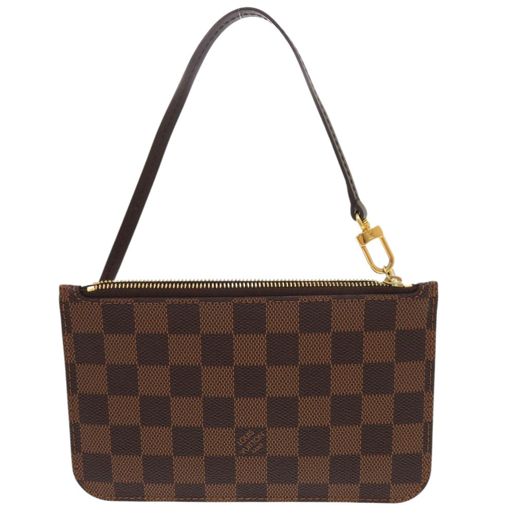 LOUIS VUITTON Pouch Damier canvas Brown Damier Neverfull Pouch for PM Women