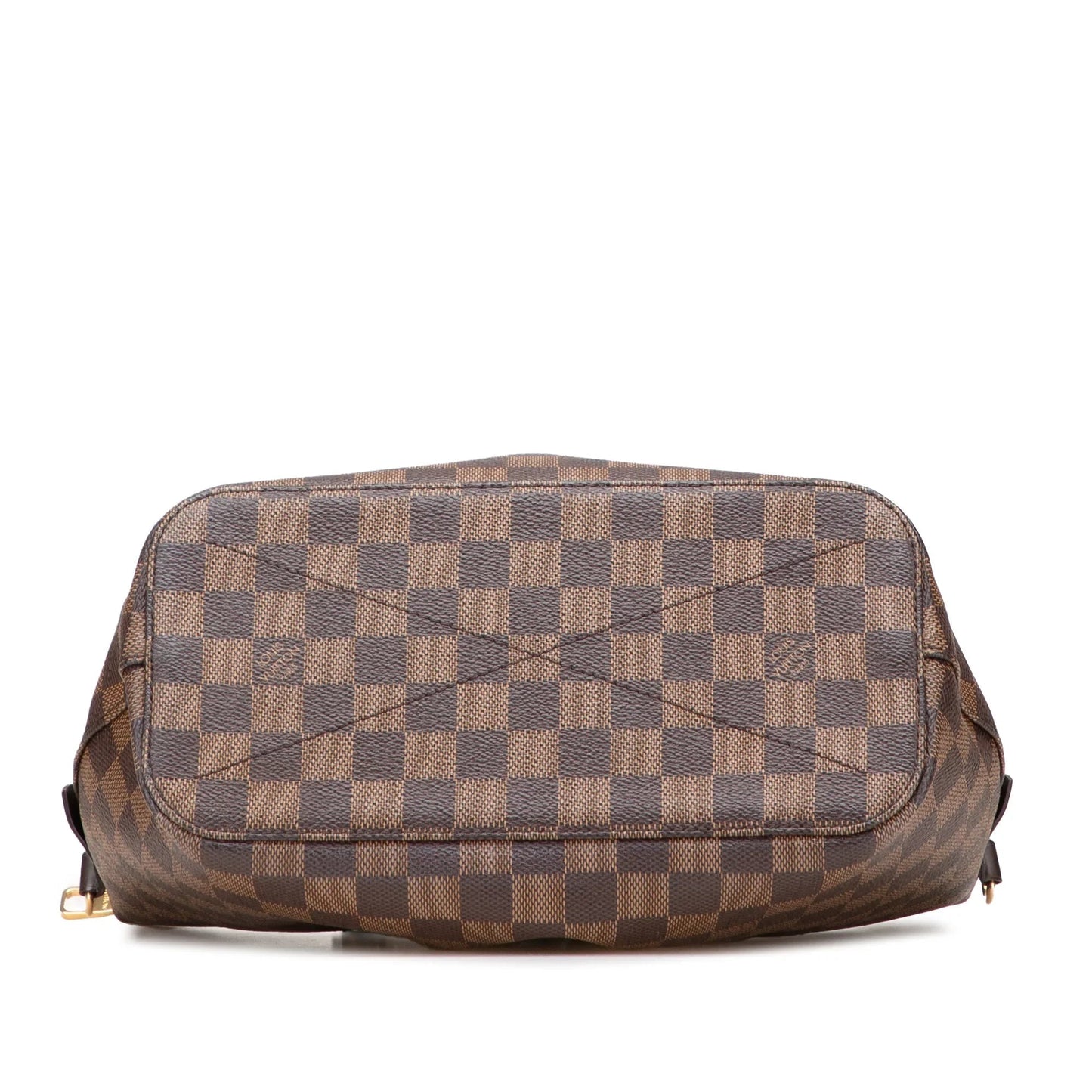 Brown Louis Vuitton Damier Ebene Siena PM Satchel