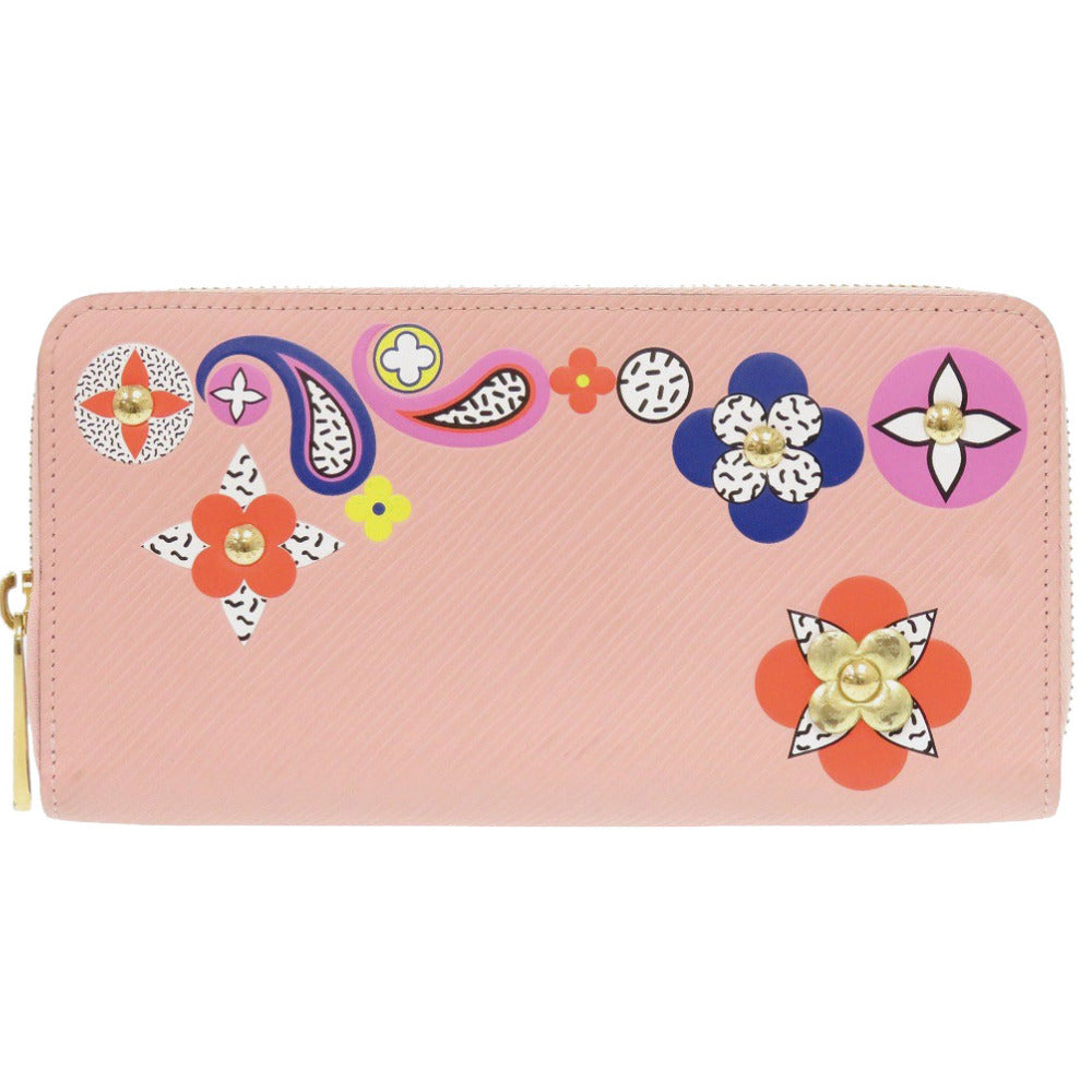 LOUIS VUITTON Long Wallet Purse M62067 Epi Leather pink Zip Around Epi Zippy wallet Women