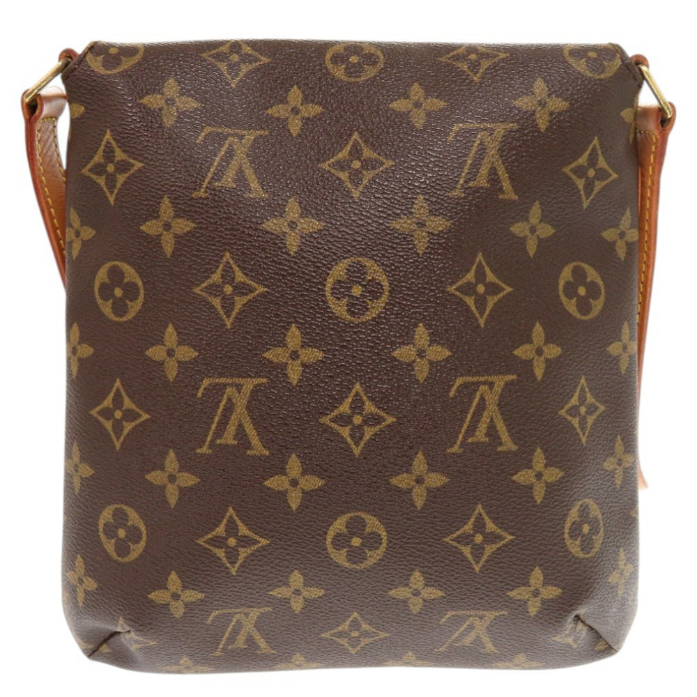 LOUIS VUITTON Shoulder Bag M51387 Monogram canvas Brown Long strap Monogram Musette Salsa Women