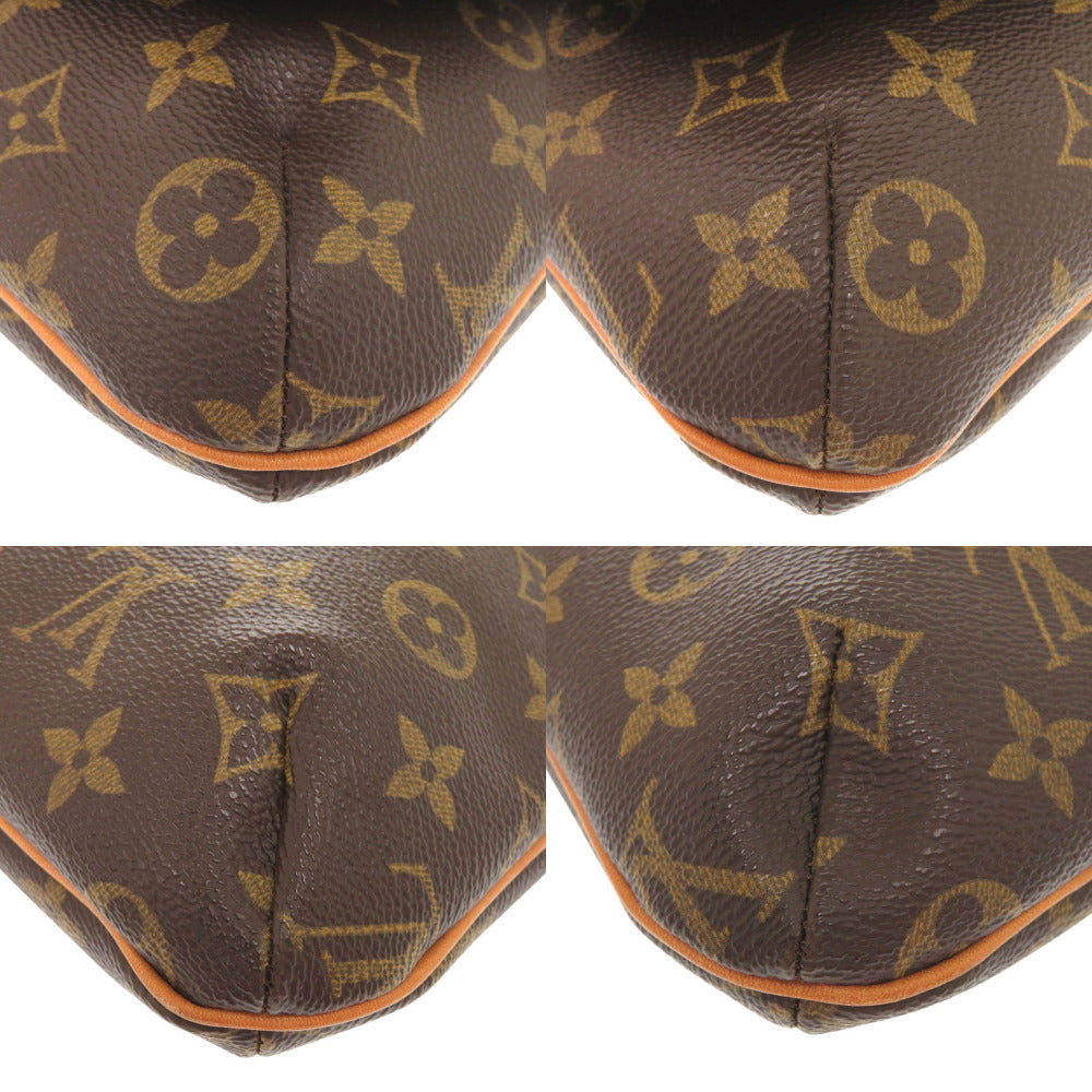 LOUIS VUITTON Shoulder Bag M51387 Monogram canvas Brown Long strap Monogram Musette Salsa Women