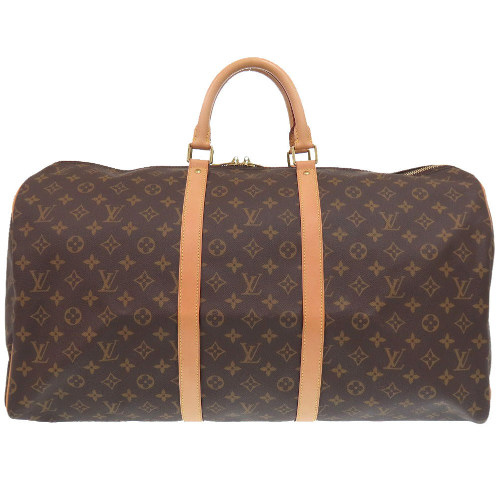 LOUIS VUITTON Boston Duffel bag M41424 Monogram canvas Brown Monogram New Keepall 55