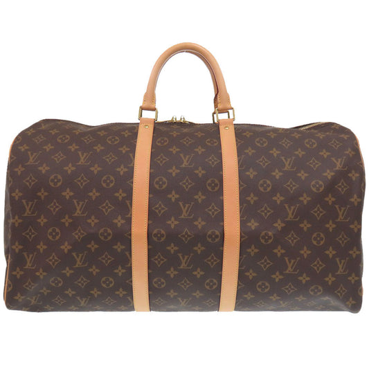 LOUIS VUITTON Boston Duffel bag M41424 Monogram canvas Brown Monogram New Keepall 55