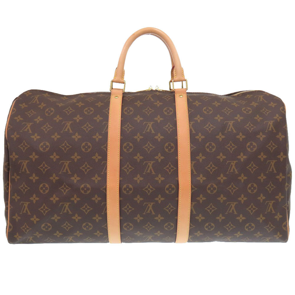 LOUIS VUITTON Boston Duffel bag M41424 Monogram canvas Brown Monogram New Keepall 55