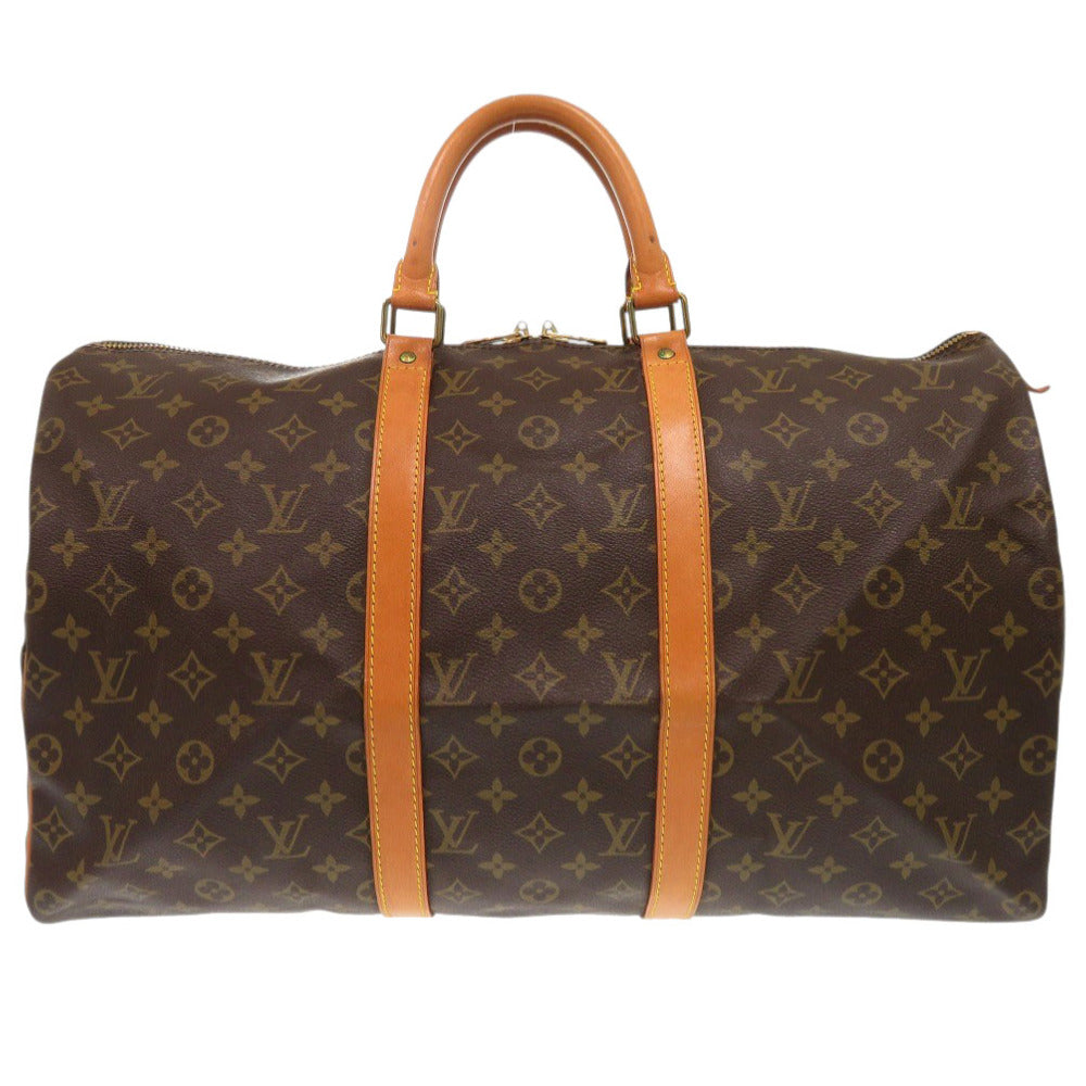 LOUIS VUITTON Boston Duffel bag M41426 Monogram canvas Brown Monogram Keepall 50