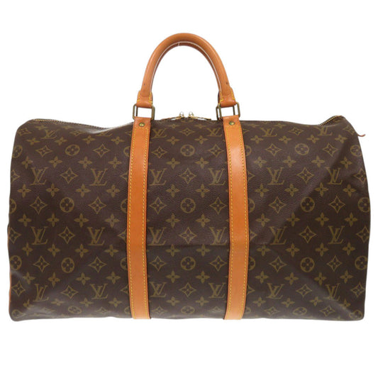 LOUIS VUITTON Boston Duffel bag M41426 Monogram canvas Brown Monogram Keepall 50
