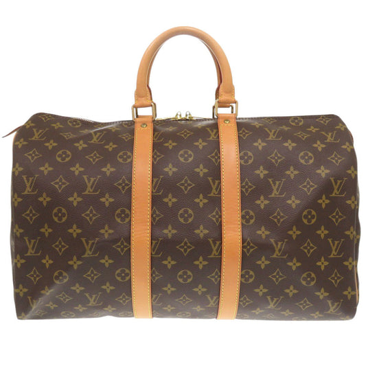 LOUIS VUITTON Boston Duffel bag M41428 Monogram canvas Brown Monogram Keepall 45