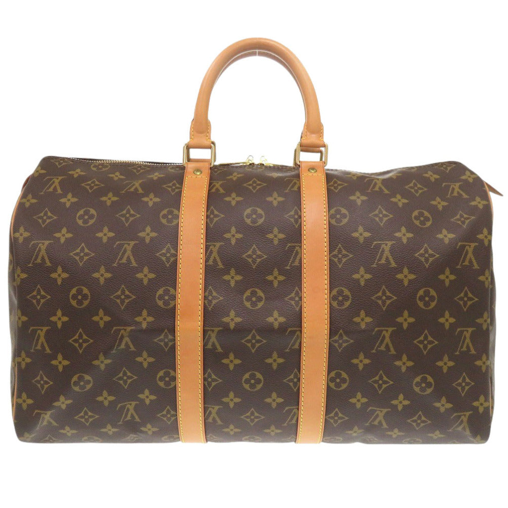 LOUIS VUITTON Boston Duffel bag M41428 Monogram canvas Brown Monogram Keepall 45