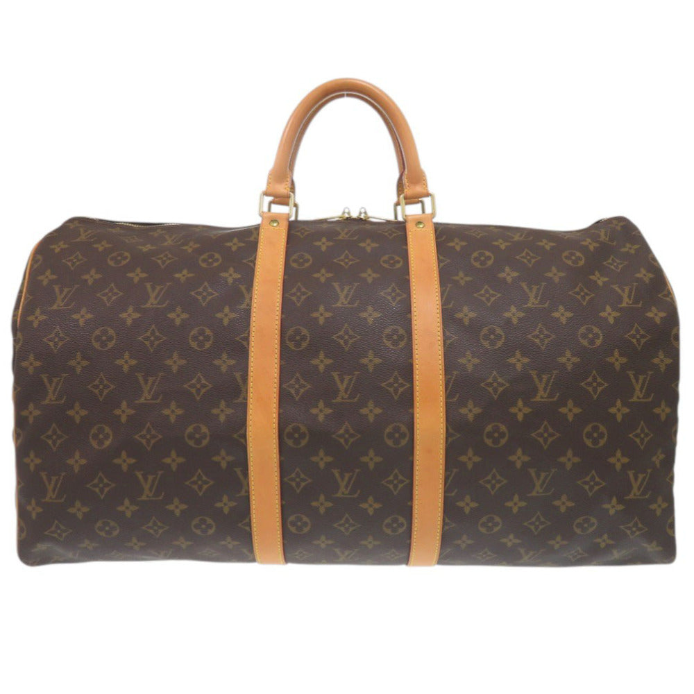 LOUIS VUITTON Boston Duffel bag M41424 Monogram canvas Brown Monogram Keepall 55