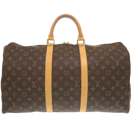 LOUIS VUITTON Boston Duffel bag M41426 Monogram canvas Brown Monogram Keepall 50
