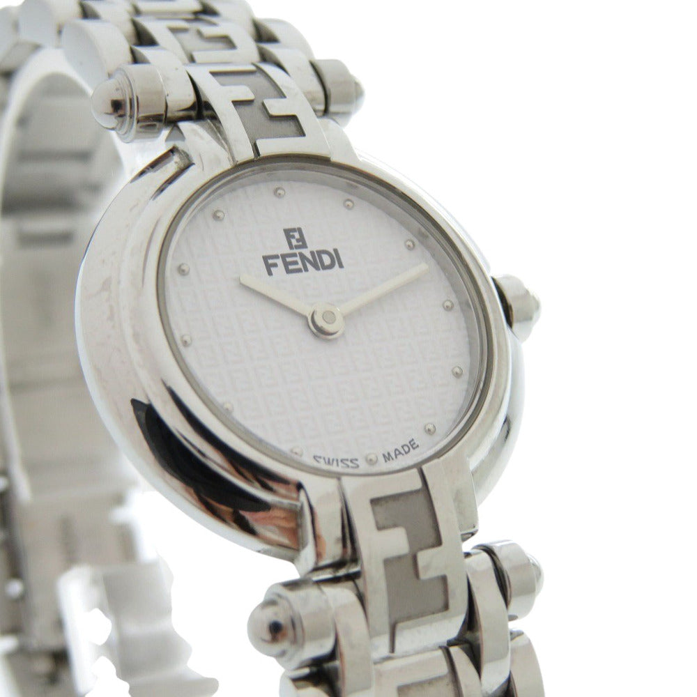 FENDI Watches Quartz 750L Stainless Steel white Zucca white dial