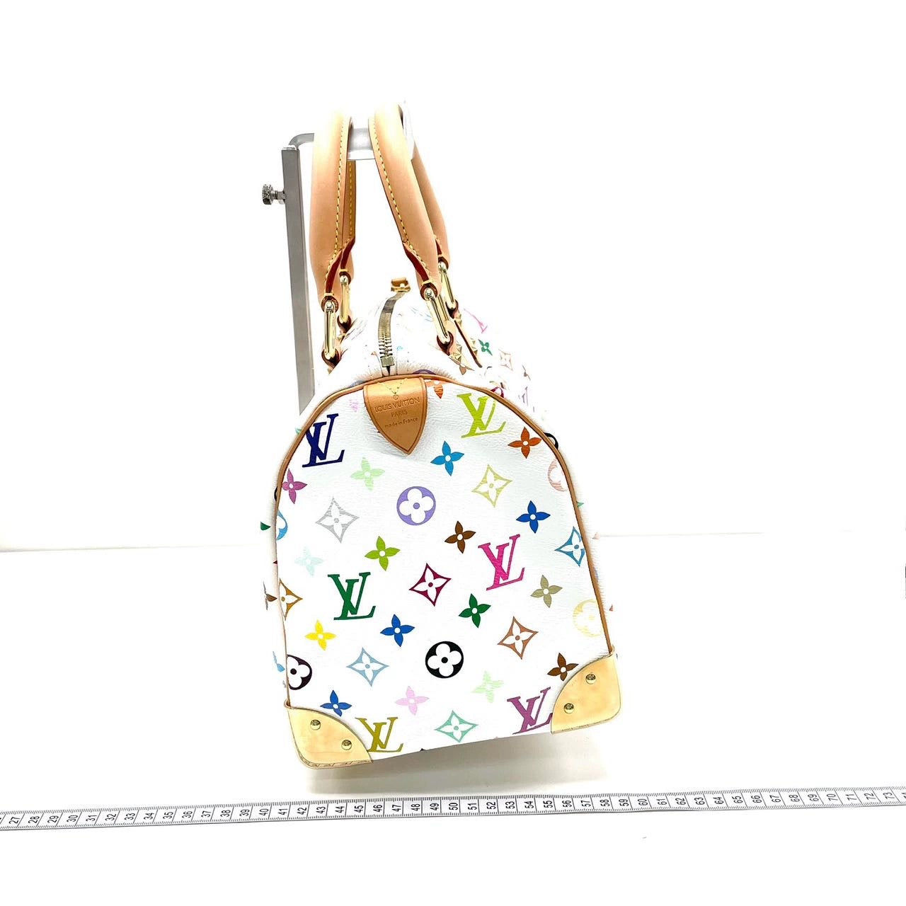 Louis Vuitton x Takashi Murakami Speedy 30 Lock White Multicolor