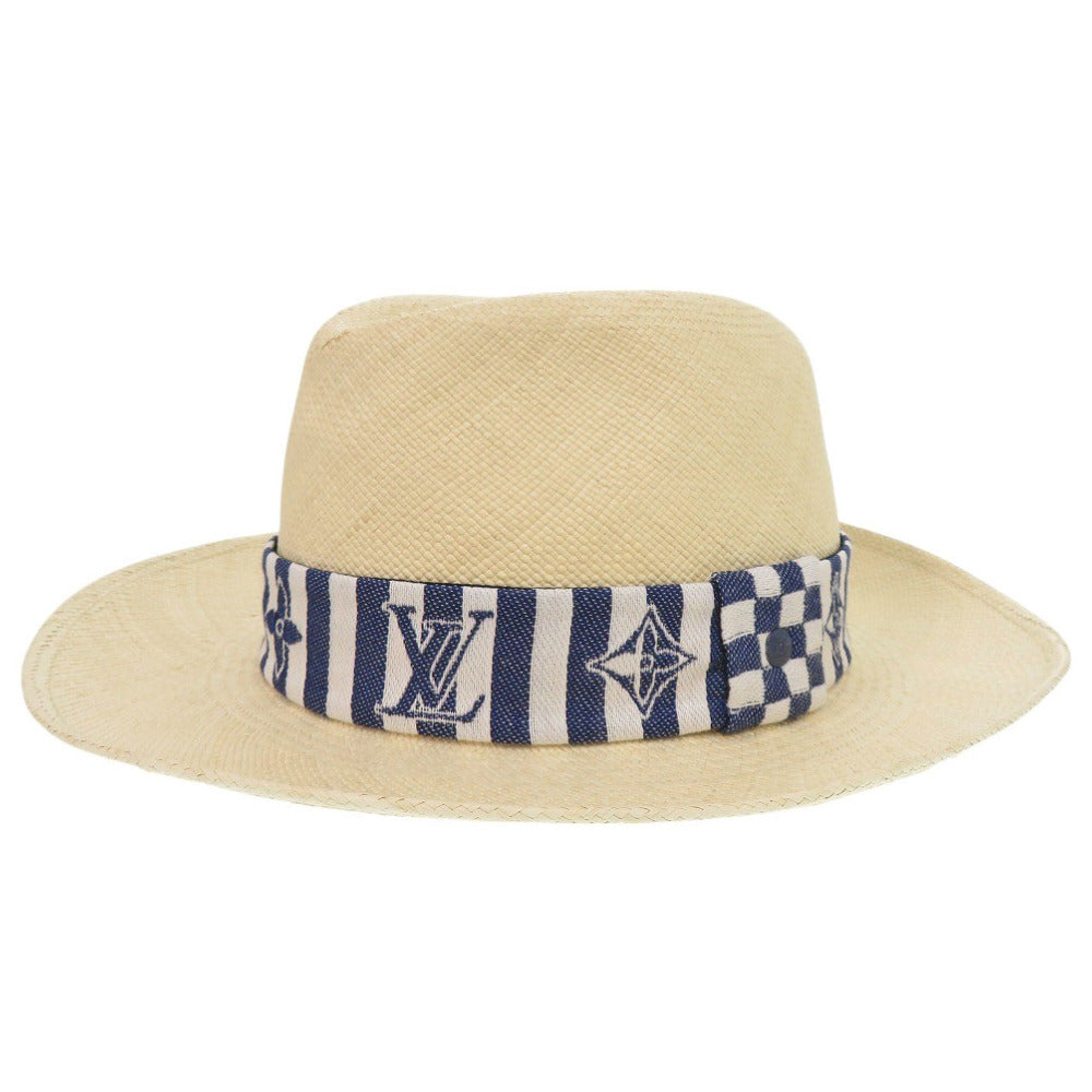 LOUIS VUITTON Other hats M7103L straw beige Chapeau Paille Graphic Hat